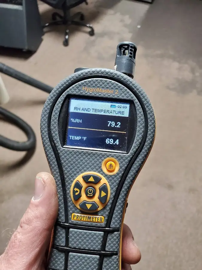 Moisture meter humidity assessment for Mold Remediation & Removal in Vadnais Heights